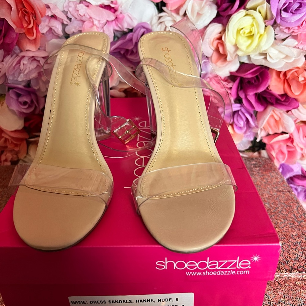 Clear Strapped Heels!